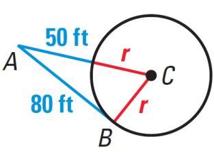 Notes Tangents W RECALL A tangent is any line or segment that touches the edge of a circle in exactly one spot.