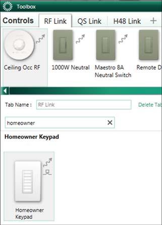 Lutron Programming Best Practices (continued) Homeowner Keypads (continued) HomeWorks QS Software Proceed to the