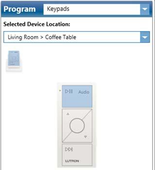 Lutron Programming Best Practices (continued) Pico Remote Control for Audio (continued) Adding/Configuring a Pico Remote Control for Audio in the RadioRA 2 Software (continued) After the Pico Remote