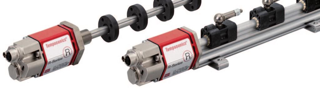 Temposonics Absolute, Non-Contact Position Sensors R-Series Temposonics RP and RH Measuring length 25-7600 mm For short cycle times Real Time Measurement Rugged Industrial Sensor Linear and Absolute