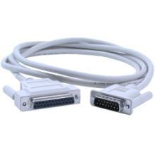 The connectors are pinned one-to-one so the cable is compatible with any device or cable with DB25 connectors.