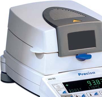 Model XM 50, the new basic unit within Precisa s family of Moisture Analyzers is specifically designed for routine