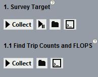 Getting Roofline in Advisor FLOP/S = #FLOP/Seconds Step 1: Survey - Non intrusive.
