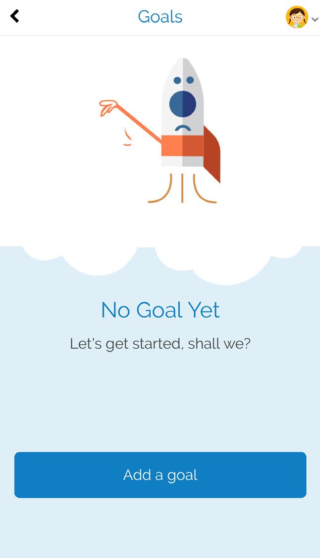 Mobile App Features Goals Edit goal