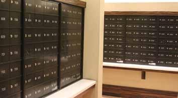 Mailboxes for private delivery do not have to conform to current postal regulations and therefore often vary in size from standard USPS Approved equipment.