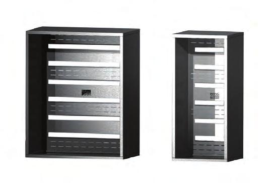 4C Mailbox Enclosures Wall-Mount and Free-Standing Options 4C collars are designed to fit ALL front-loading 4C Modules in Suites A-I for both single- and doublewide configurations.
