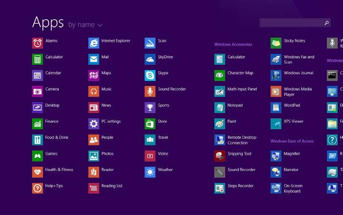 Get to the desktop On Start screen, tap Desktop (it is a tile). Use Windows apps Open apps Tap an app tile on the Start screen.