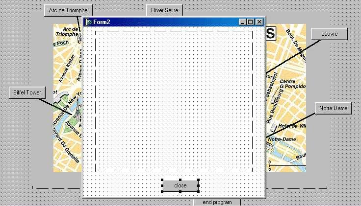 Bring up the Object Inspector window by clicking on the Form2 grid and pressing ENTER. Find the Color property and set this to clwhite. The grid will now be displayed in white.