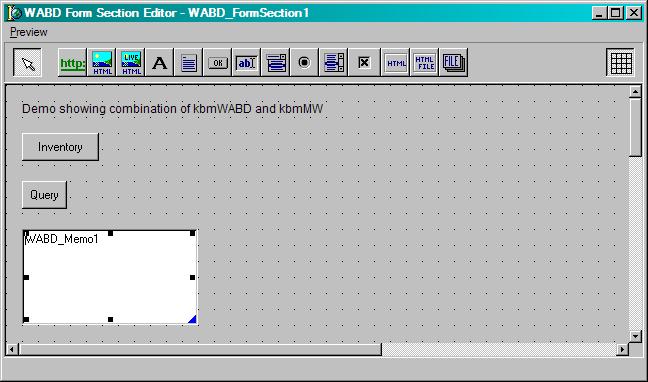 Click Edit Form Section to start designing the contents of the formsection container.