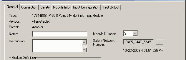 Chapter 8 Replacing POINT Guard I/O Modules 7. Click to the right of the safety network number to open the Safety Network Number dialog box. 8. Click Set. 9.