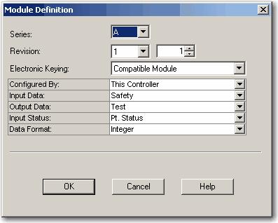 Configure the Module in a GuardLogix Controller System Chapter 5 b. From the Module Number pull-down menu, choose a unique module number that corresponds to the module s position in the chassis. c. In the Description field, type a description, if desired.