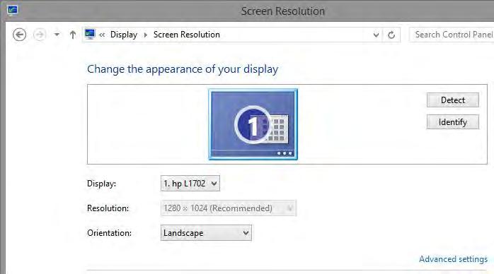 This is where you can verify the Video Resolution