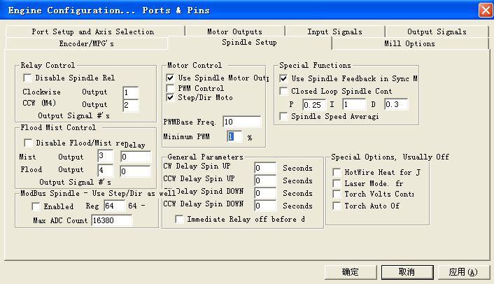 - 22 - Spindle speed control mode selection PWM parameter settings Parameters setting: Spindle speed control mode selection:: If the PWM control spindle speed, or use 0 to 10V analog voltage to