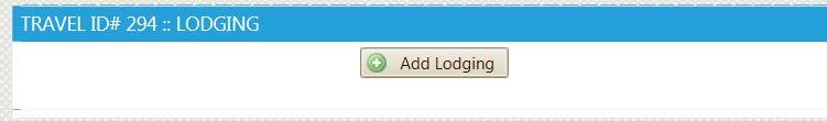 14 LODGING: 44. 44. Click on Add Lodging. You will be prompted to enter the number of rooms; price, number of days and tax rate (percent). The system will calculate and display the totals.