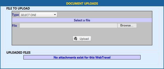 37 ATTACHMENTS: Figure 39: 62. 63. 64. Uploads help WebTravel approvers decide whether to approve a trip or not.