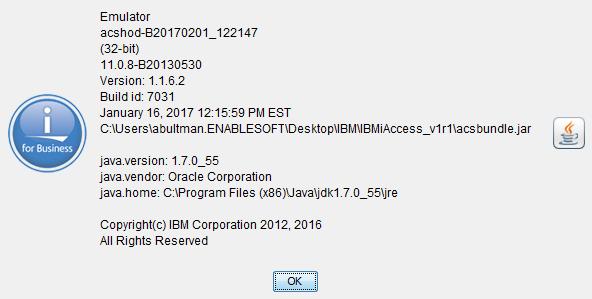IBM iaccess (Java) Setup Guide for Foxtrot RPA Revised 03/31/17 Setup Steps - IBM iaccess is a Java application which requires these specific setup steps before it can be automated using Foxtrot RPA: