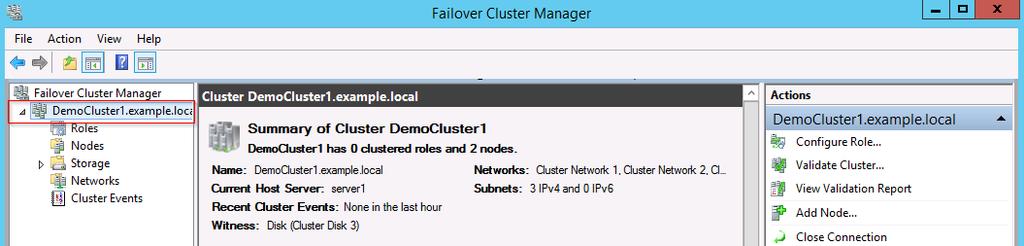 Select Next to commit to the Creating New Cluster operation. Figure 64. Reviewing the cluster creation settings 14. Once the cluster is created, the Create Cluster wizard will display a Summary page.