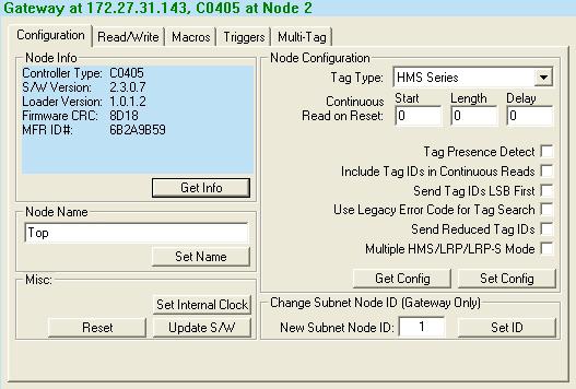 2 COBALT DASHBOARD REFERENCE MANUAL 2.2.2 Device Configuration Area To the right of the Device Status Area is a single large pane called the Device Configuration Area.