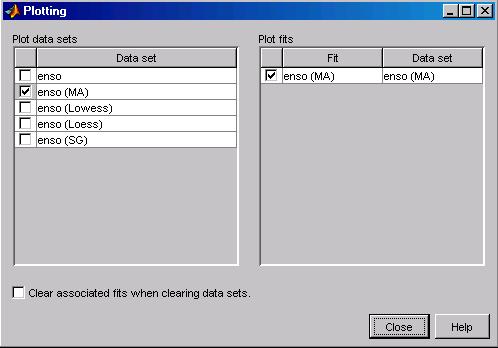 2 Importing, Viewing, and Preprocessing Data Use the Plotting GUI to display only the data sets of interest.