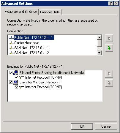 Network Connections Advanced Settings 4.