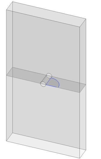 Finite Element Analysis Corner Crack at Hole in Plate, Tension