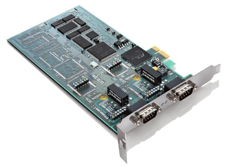CAN / CANOPEN CANpro PCI Express Universal PCI Express Boards with Onboard Microcontroller Single and dual channel interface boards in PCI Express format for use in CAN and CANopen networks.