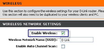 To enable the wireless network function, press and hold the WLAN button for over one second, and then release the button. To check this via the router's configuration, log into the router.