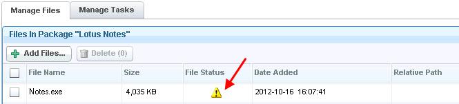 Note: You might need to click Refresh to view changes in file status before the Dashboard auto-refreshes. Figure 20.