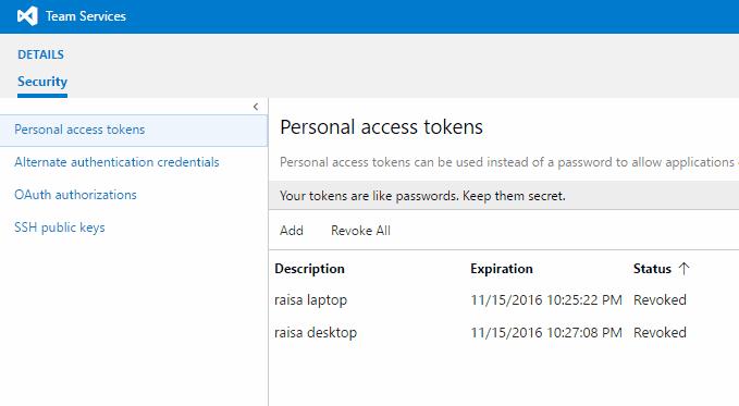 Learn more about personal access tokens Use credential managers to generate tokens Git credential managers are an optional tool that makes it easy to create personal access tokens when working with