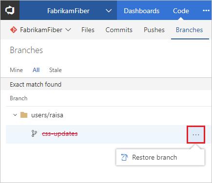 Open your repo on the web and select the Branches view. 2. Search for the exact branch name using the Search all branches box in the upper right. 3.