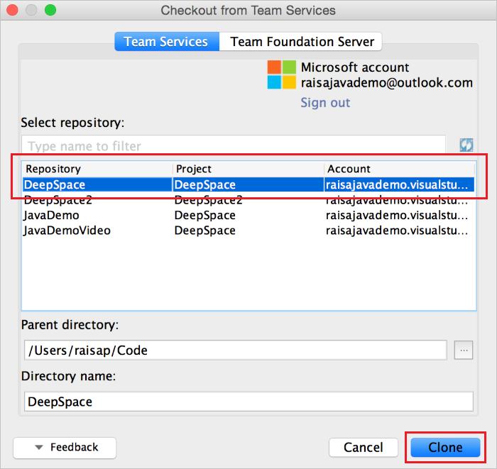 4. After the clone finishes, IntelliJ will ask you if you want to open the