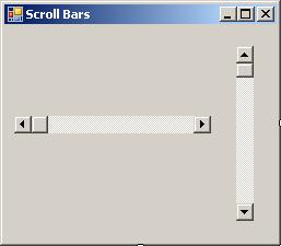Scroll Bars: When there is a more content than a window can contain, the scroll bars appear at the bottom and even more often on the