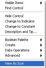 LabVIEW - Controls Front Panel Block