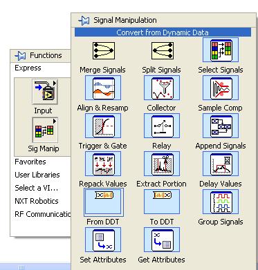 LabVIEW Data Types Color coding of terminals and block diagram wires Floating-point numbers Integer String Dynamic Boolean The dynamic data type is a special type for use with Express VIs.