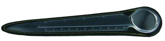(7x) Product code: 14/FD30 Linen tester with plastic frame & mm ruler 30mm lens Ø 16