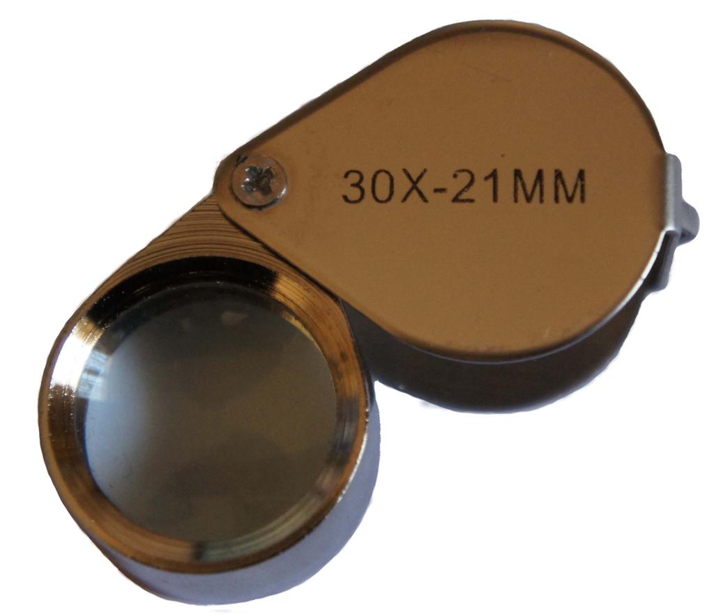 loupe with mm scale 20mm lens Ø 10x Product code: