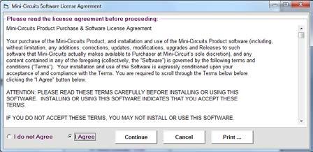 2.2 The license agreement should now appear.
