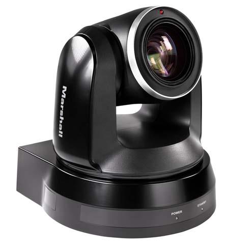 Marshall CV612HT-4K 4K HDBaseT PTZ Camera Marshall CV620-IP Full-HD IP-Enabled PTZ Camera Captures up to 1920x1080p Full-HD video