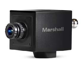 RS422/RS232 Interfaces Marshall CV505 Miniature POV Camera + HDMI Easily interchangeable M12 lens 3G/HD-SDI and HDMI outputs