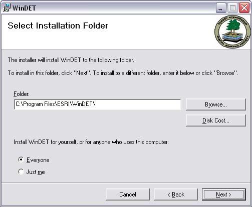 change: NOTE: If you change the default installation folder, please make a