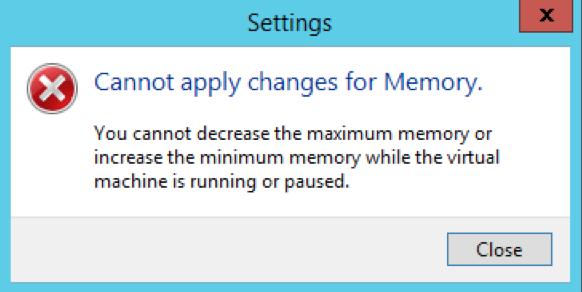 Minimum Memory Minimum memory specifies the minimum amount of memory that must be allocated to the virtual machine after the guest operating system is booted up.