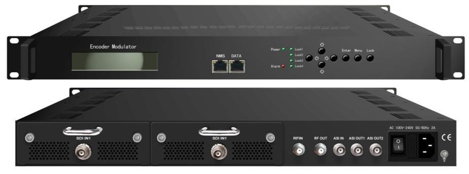 NDS3543B DVB-S/S2 Encoder Modulator Product Overview Multiple interface optional