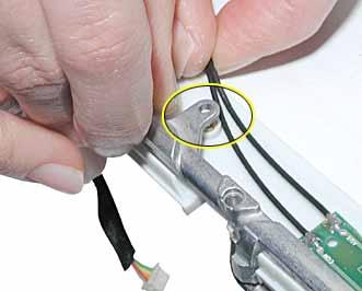 Use new double-sided tape when installing the replacement antenna board.