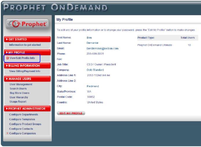 13 Administrator Setup Website: Setting Up Your Prophet Account Online 1.
