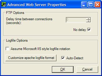 Processing Engine Administrator 70 FTP Options If you experience problems in logfile retrieval, such as multiple FTP errors, setting these options could correct the situation.