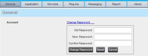 Note 2: To ensure secure access, Change Password functionality is only available if HTTPS is used to