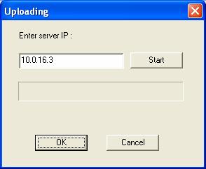 Figure 2-5 Server IP Address dialog Step 4 Click Start.
