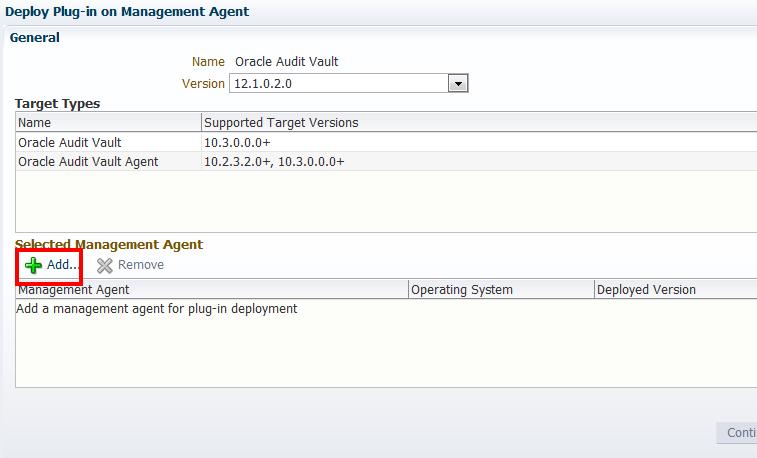 Upgrading All Downloaded Plug-ins to the 12.1.0.2 Releases on Management Agent 4. Right-click the plug-in, select Deploy On, then select Management Agent, as shown below.