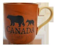 Code: CMMUG-BEAVER Ceramic coffee mugs featuring a marble finish