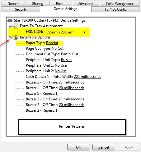 Chapter 12: System Settings How to set the Paper Size and parameters Step 1: To open Printers and Faxes select Start, click Control Panel, select Devices and Printers.